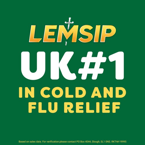 Lemsip Cold & Flu Lemon Sachets