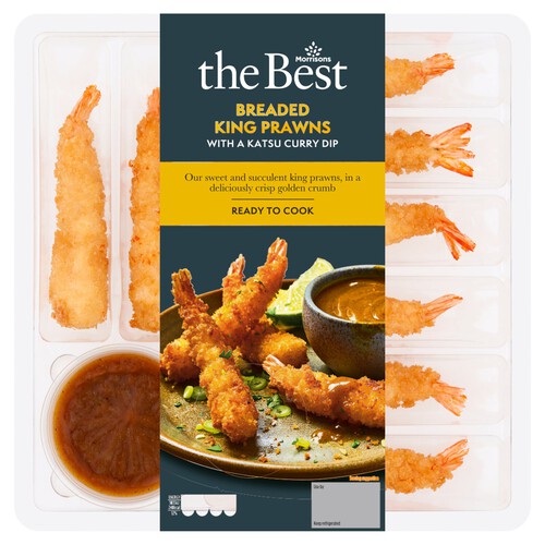 Morrisons The Best Breaded King Prawns With Katsu Curry Dip