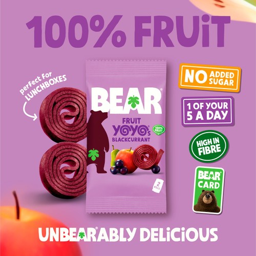 BEAR Yoyos Blackcurrant Multipack