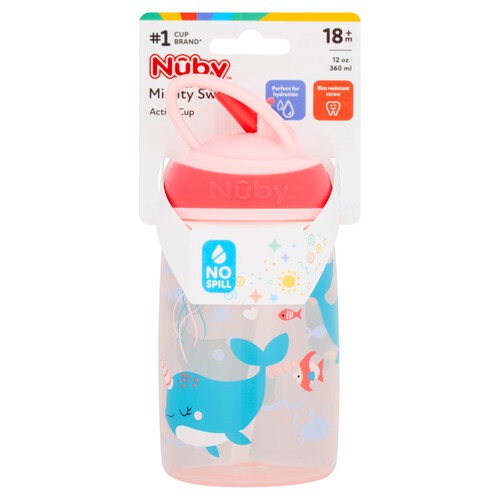 Nuby Thirsty Kids Active Cup Mighty Swig 18M+