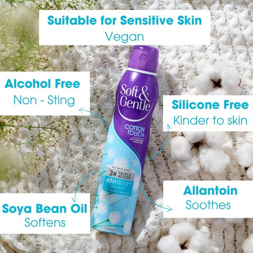 Soft & Gentle Cotton Touch 48H Anti-Perspirant Deodorant Spray 