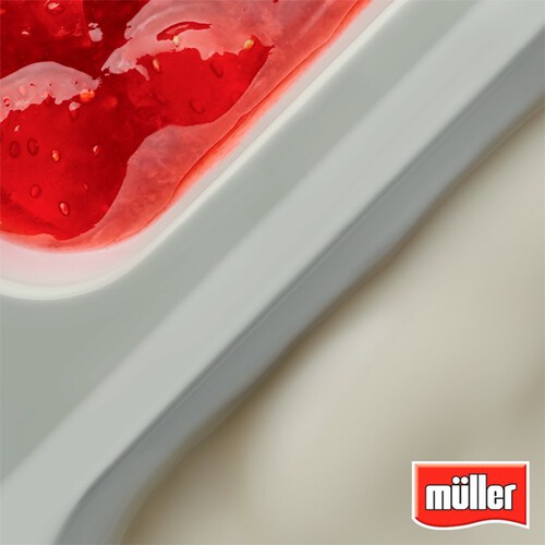 Muller Corner Mixed Red Fruits Yogurts 