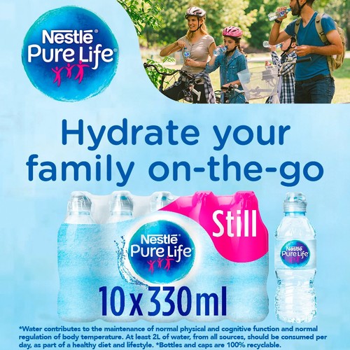 Nestle Pure Life Still Spring Water Sports Cap