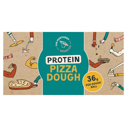 The Northern Dough Co Protein Pizza Dough 2 X 220g