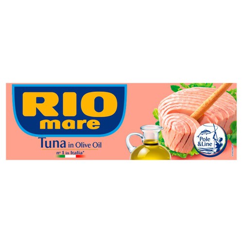 Rio Mare Tuna In Olive Oil Tins (3x80g)