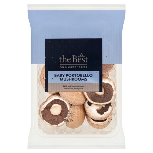 Morrisons The Best The Best on Market Street Baby Portobello Mushrooms
