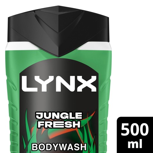 Lynx Bodywash Shower Gel Jungle Fresh 500ml