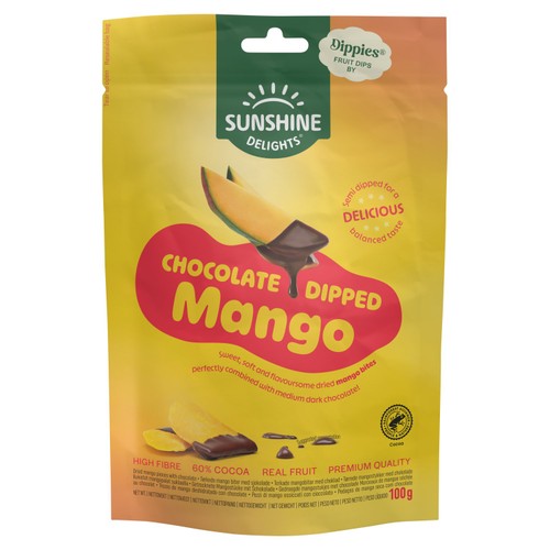 Dippies Chocolate Dipped Mango 100g