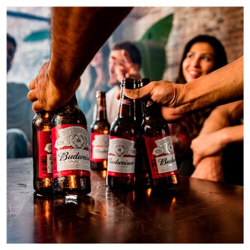 Budweiser Lager Beer Bottles