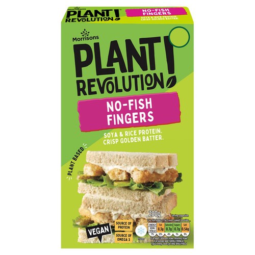 Morrisons Plant Revolution 8 Ocean Fish Fingers 