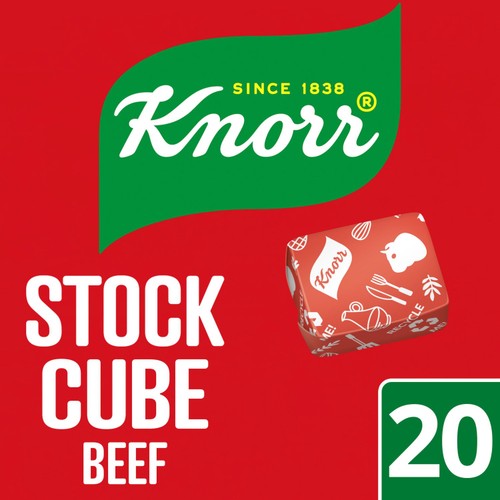 Knorr Stock Cubes Beef 20 x 10g