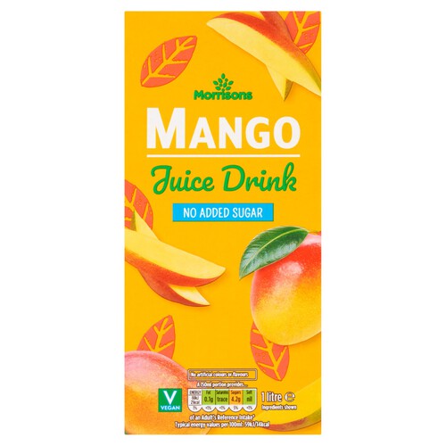 Morrisons No Added Sugar Mango Juice Drink 