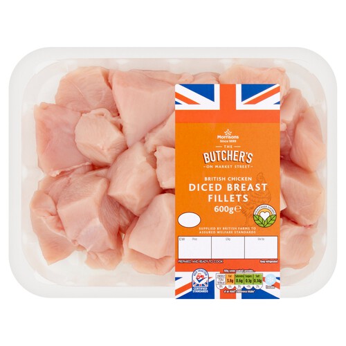 Morrisons British Diced Chicken Breast Fillets