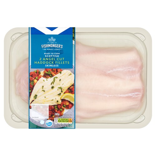 Morrisons Market Street 2 Angel Cut Haddock Fillets 