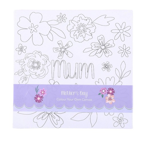 Morrisons Mother's Day Colour Your Own Canvas