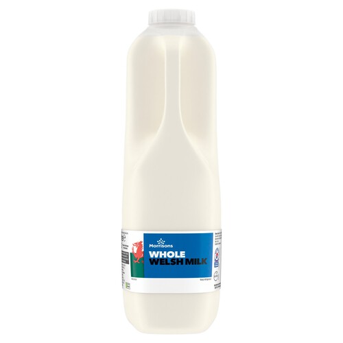 Morrisons Welsh Whole Milk 2 Pint