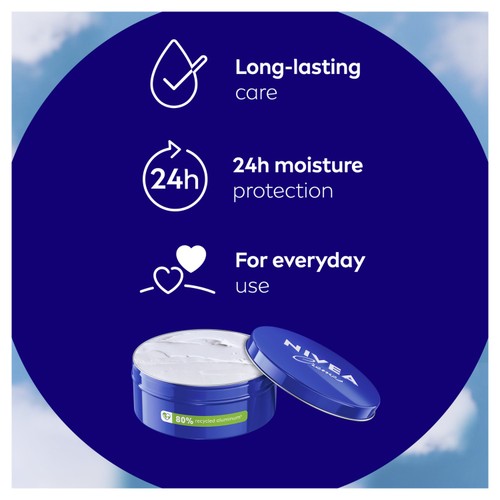 NIVEA Creme Moisturiser Cream For Face Hands and Body