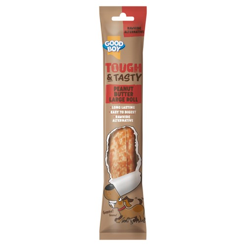 Good Boy Tough & Tasty Peanut Butter Large Roll 80g