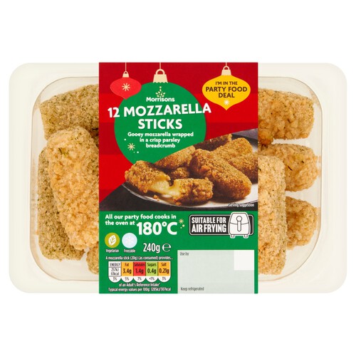 Morrisons 12 Mozzarella Sticks