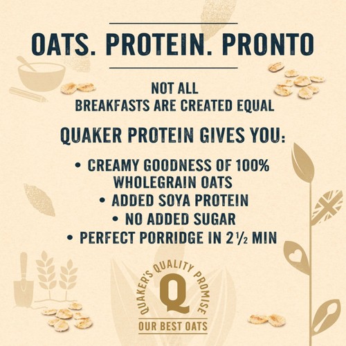 Quaker Oat So Simple Protein Golden Syrup Porridge Pot