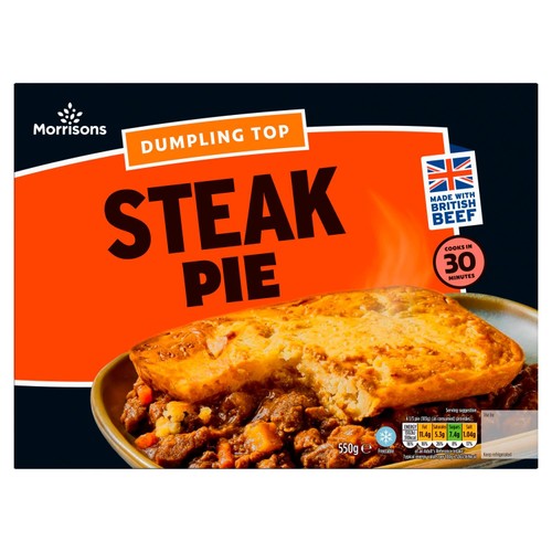 Morrisons Dumpling Topped Steak Pie