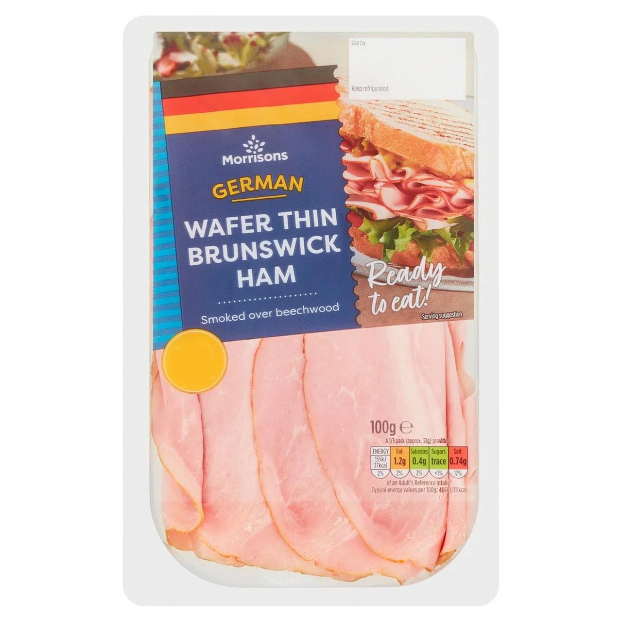 Morrisons Wafer Thin Brunswick Ham