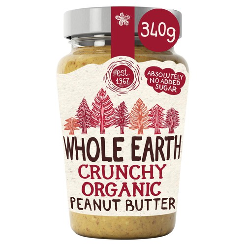 Whole Earth Organic Crunchy Peanut Butter