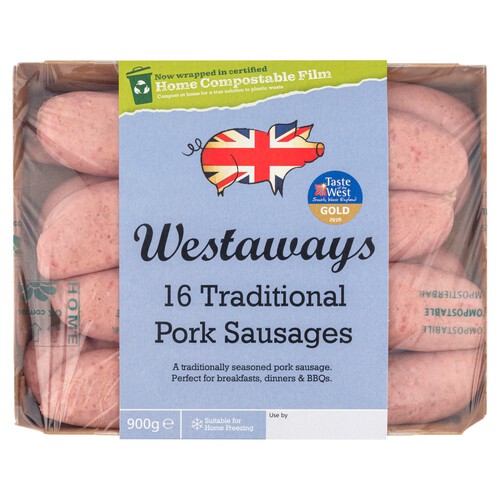 Westaways 16 Traditional Pork Sausages