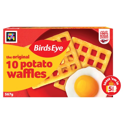 Birds Eye 10 Potato Waffles 567g