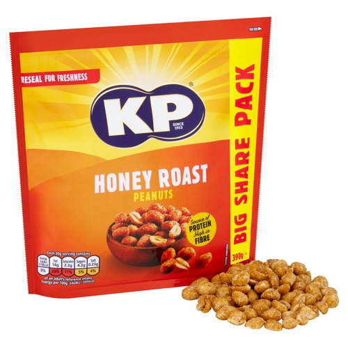 KP Honey Roast Peanuts 390g