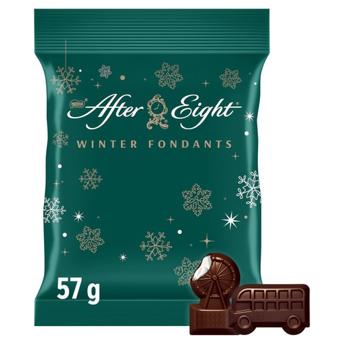 After Eight Winter Fondants Dark Mint Chocolate Bag 57g