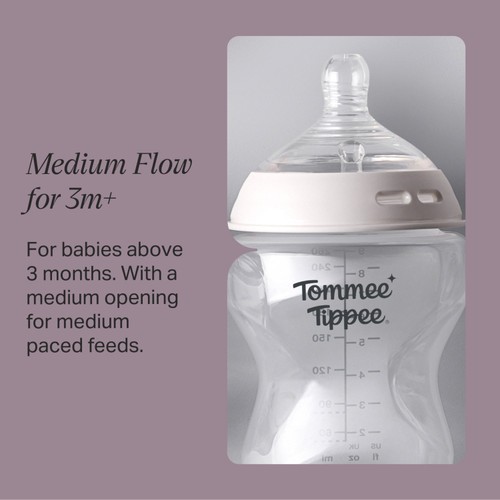 Tommee Tippee Closer To Nature Easivent Medium Flow Teats