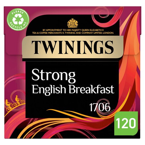 Twinings English Strong Breakfast 120 Tea Bags