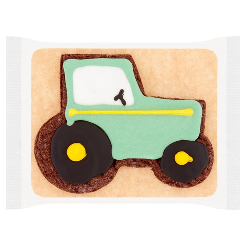 Morrisons chocolate tractor biscuit