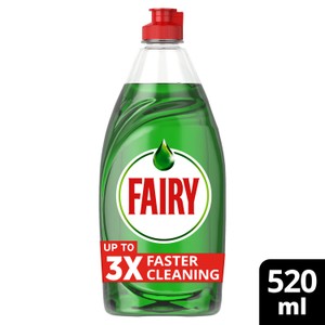 Fairy Platinum Quickwash Lemon Washing Up Liquid 520ml