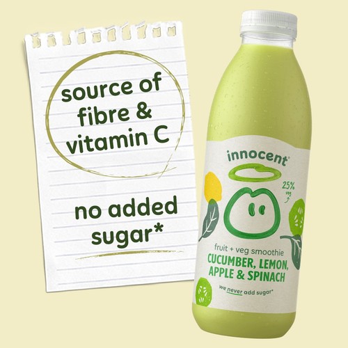 Innocent Cucumber, Lemon, Apple & Spinach Smoothie 750ml
