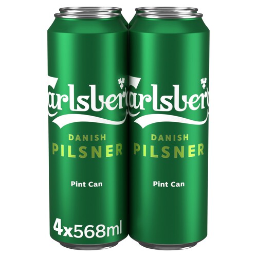 Carlsberg Danish Pilsner Lager Beer Cans 