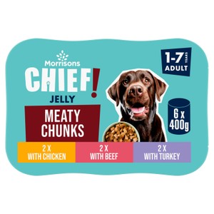 Morrisons Dog Food Meat Chunks In Jelly