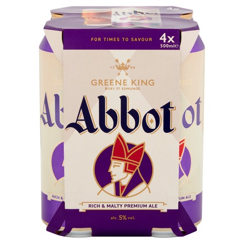 Abbot Ale Cans 4x500ml