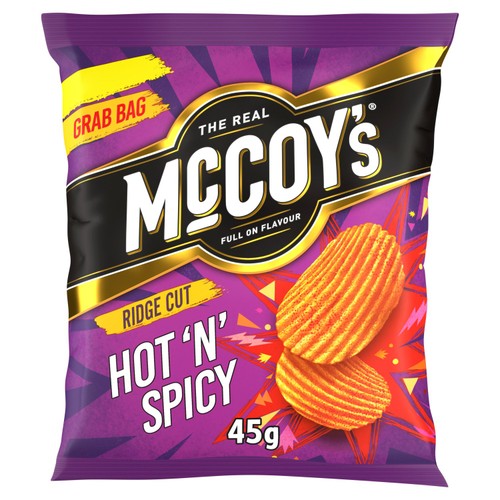 McCoys hot n spicy crisps