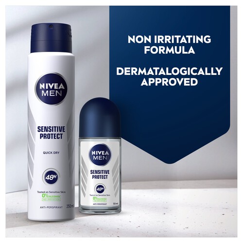 NIVEA MEN Sensitive Protect 48h Anti-Perspirant Deodorant Spray 