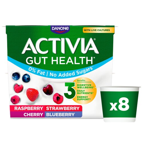 Activia Strawberry Red Fruit 0% Yogurt