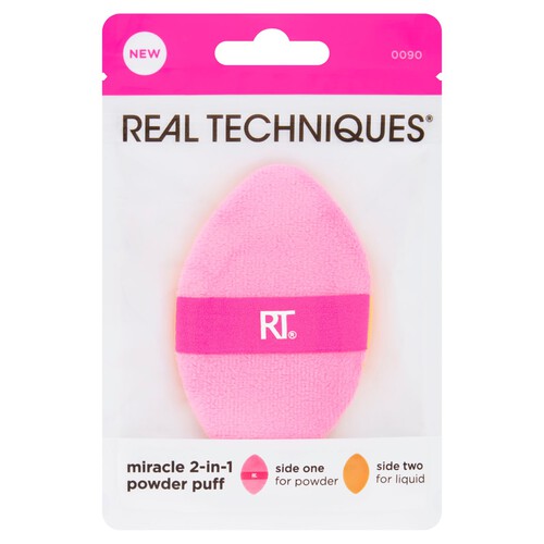 Real Techniques 2 In 1 Miracle Powder Puff