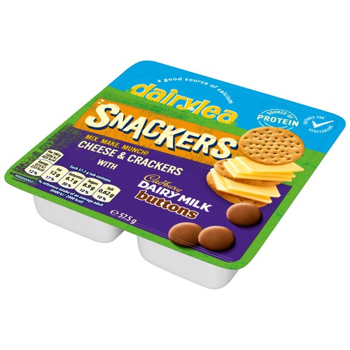Dairylea Snackers Cheese & Crackers with Buttons   57.5g