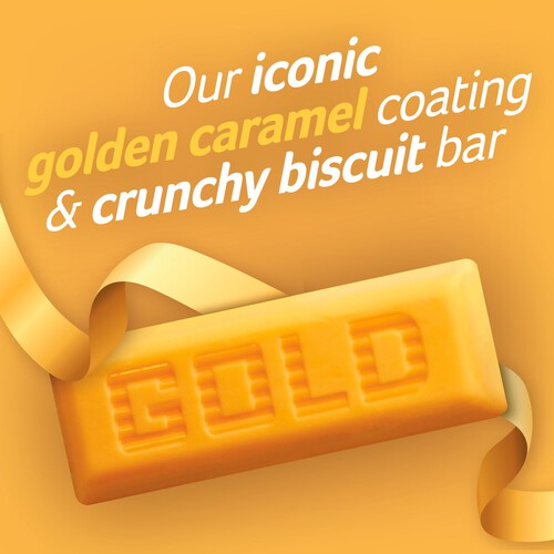 McVitie's Gold Caramel Flavour Biscuit Bars 7 Pack Multipack 