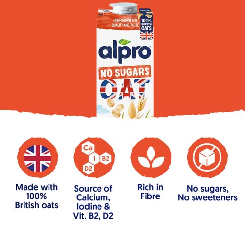 Alpro Oat No Sugars Long Life Drink