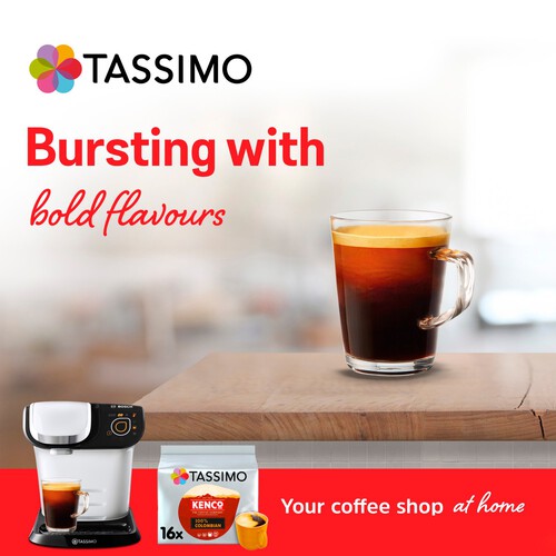 Tassimo Kenco 100% Colombian Coffee Pods 16s