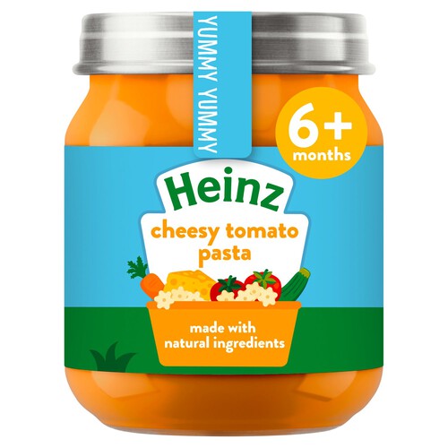 Heinz By Nature Cheesy Tomato Pasta Baby Food Jar 6+ Months