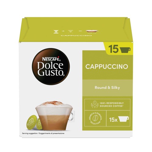 Dolce Gusto cappuccino coffee pods