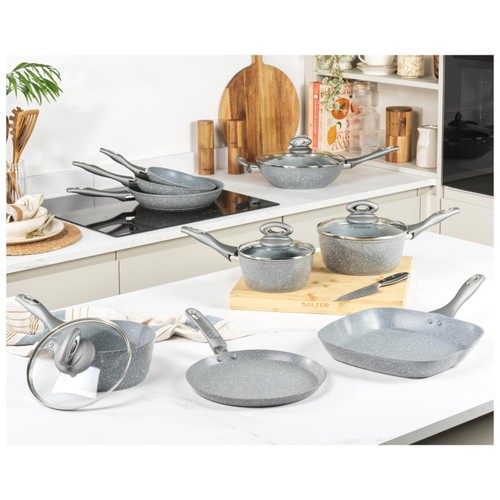 Salter Marblestone 20cm Frypan Grey